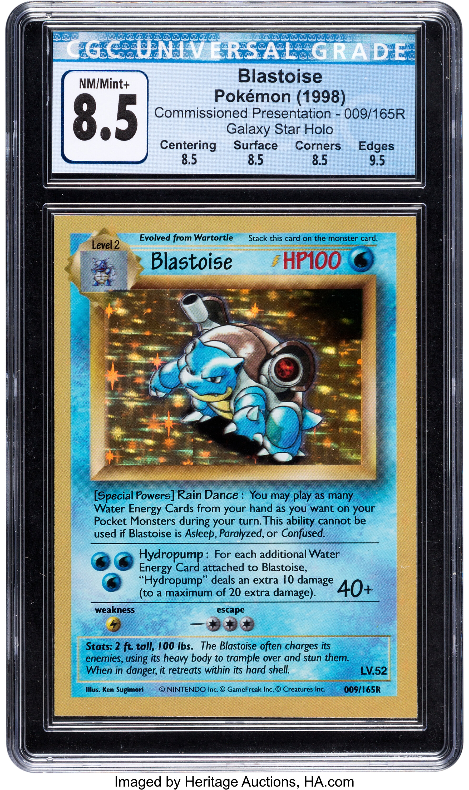 Blastoise Presentation “Galaxy Star